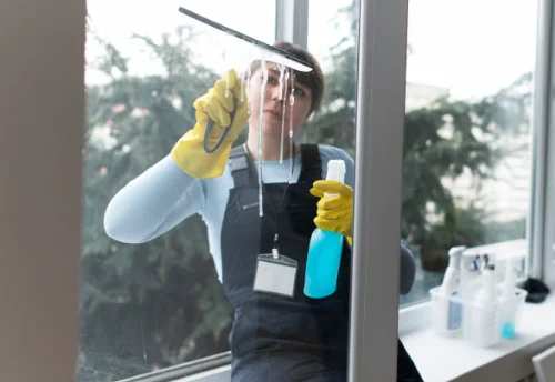 Nettoyage de vitres intérieures et extérieures à Biaudos